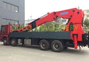 90t pooleldi vait buum veoauto monteeritud kraanaga